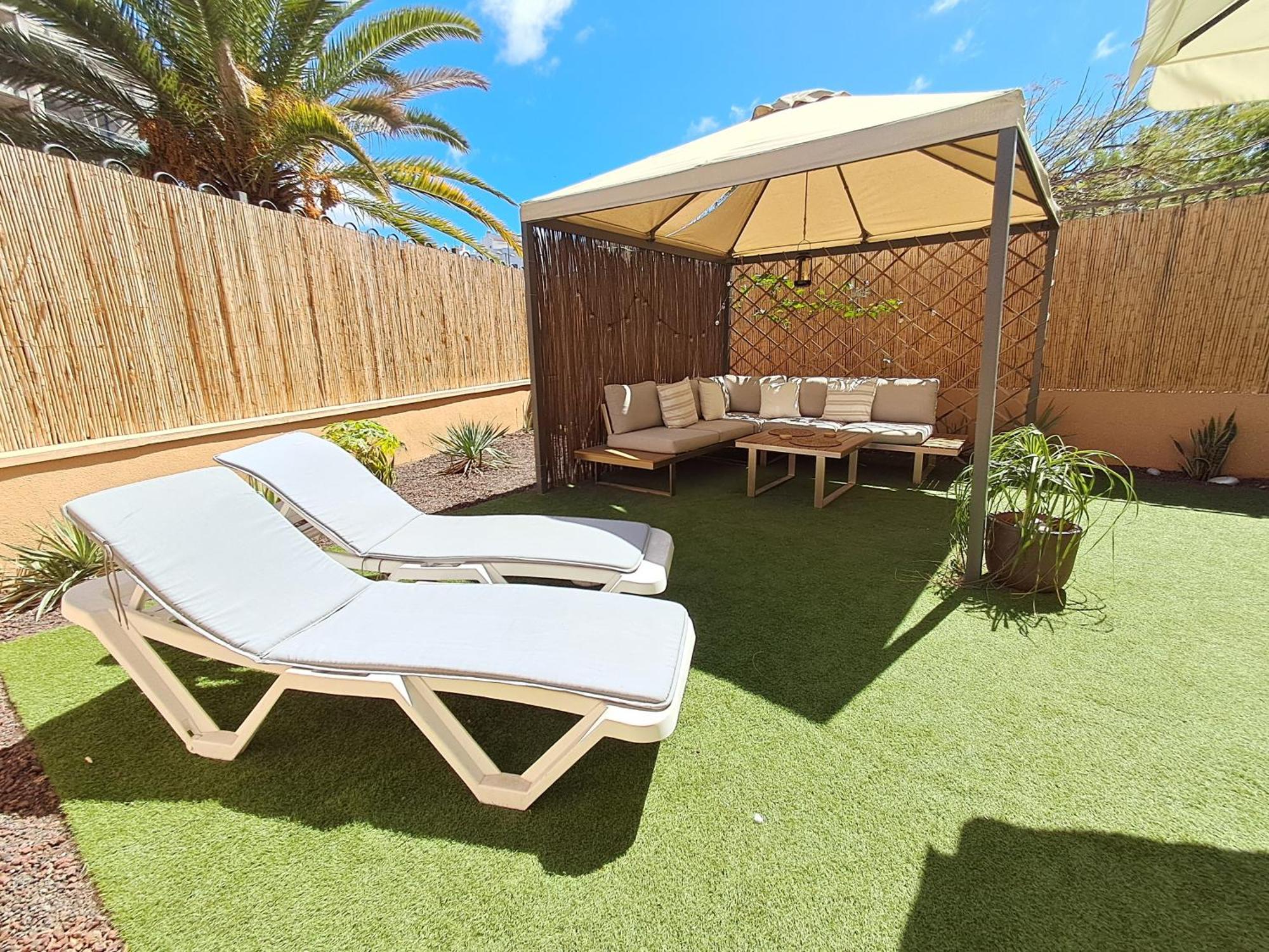 Spacious Apartment With Large Private Garden In Palm Mar Exterior foto